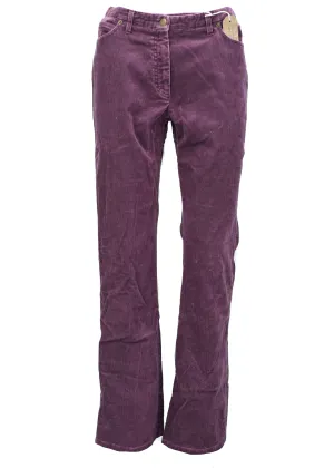 1990s Laura Ashley Purple Corduroy Jeans