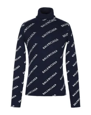 Balenciaga Man Turtleneck Dark blue S INT