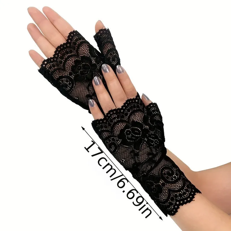 Chic Lace Gloves for Women  Ideal for Special Occasions