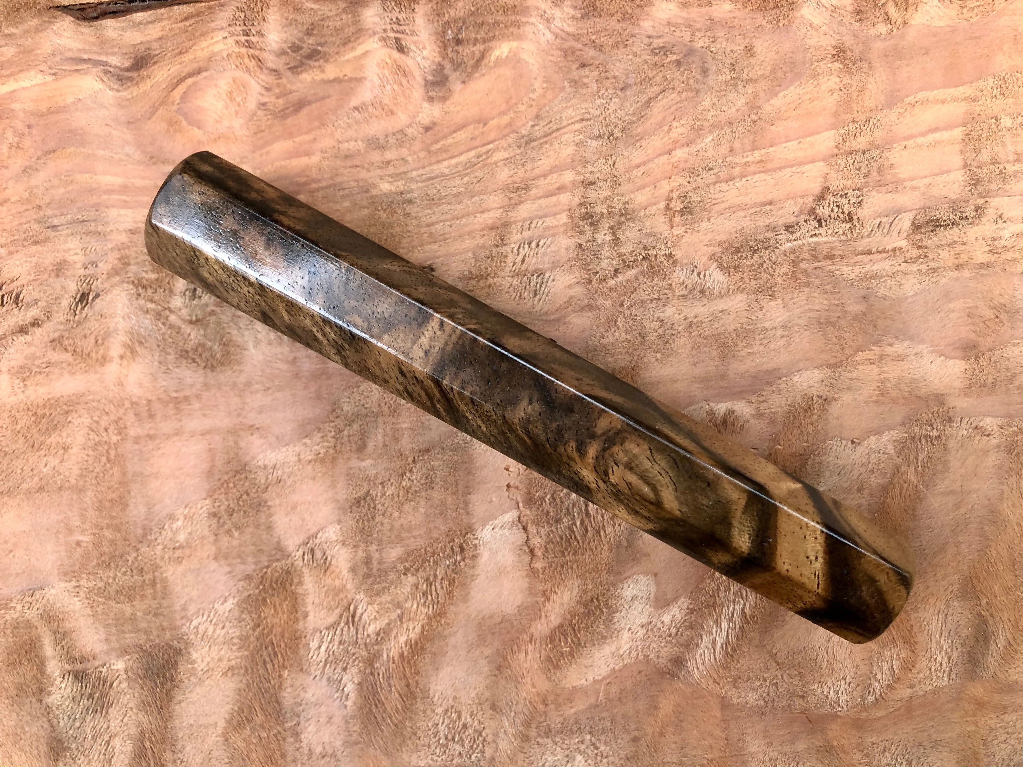 Custom Japanese Knife Handle - Turkish walnut