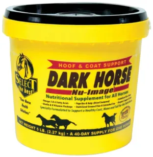 DARK HORSE NU-IMAGE HOOF & COAT SUPPORT- 5 LB- 40 DAY SUPPLY