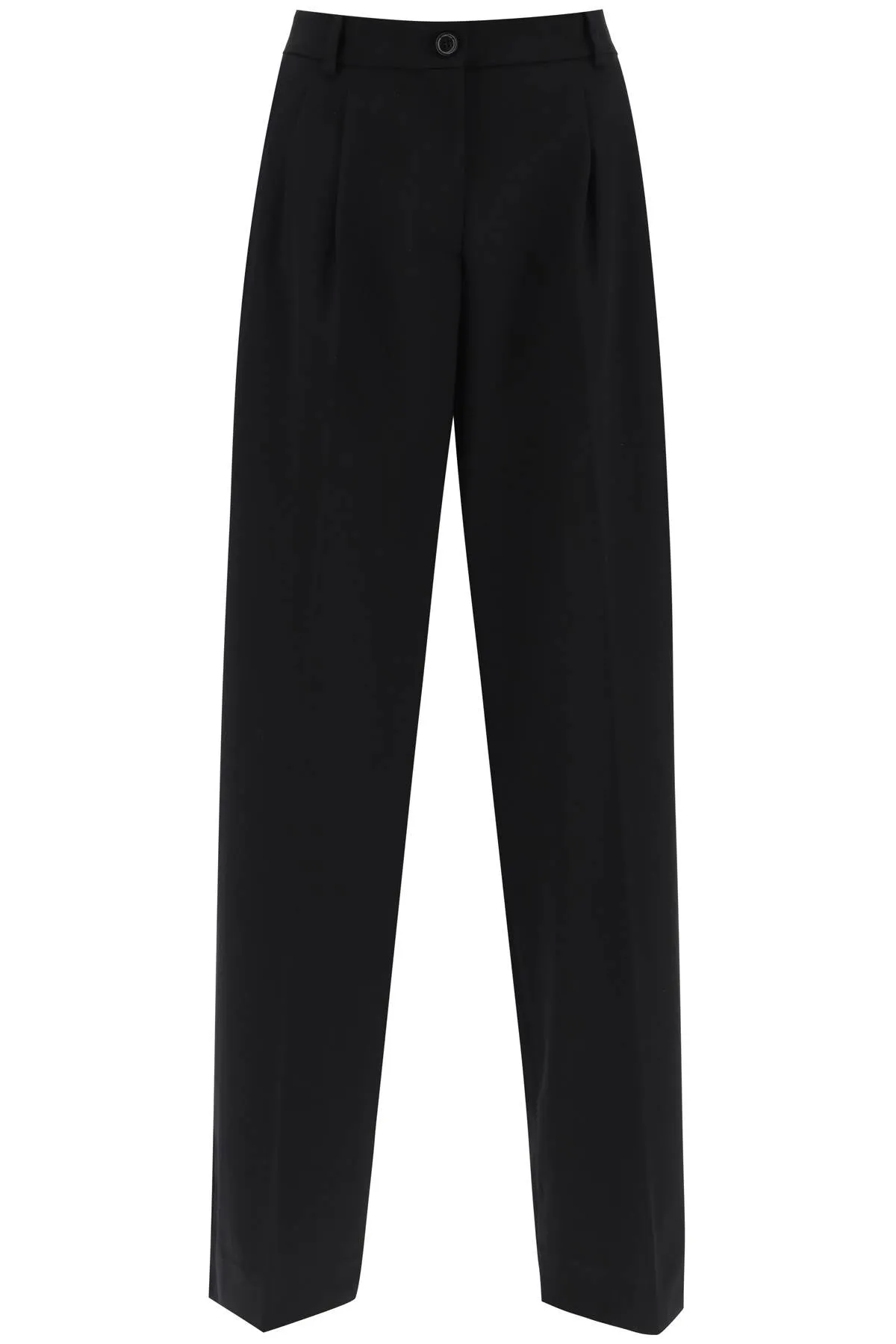 Dolce & Gabbana Stretch Wool Wide Leg Trousers