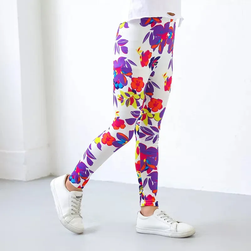 Girls' leggings Spring And Autumn Thin Children's Stretch