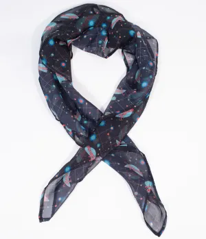 Jetsons x Unique Vintage Retro Cosmic Logo Hair Scarf