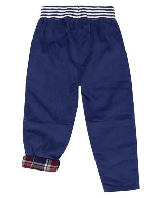 Lilly and Sid Organic Collection Navy Cord Trousers (4-6yrs)