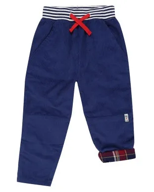 Lilly and Sid Organic Collection Navy Cord Trousers (4-6yrs)