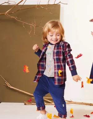 Lilly and Sid Organic Collection Navy Cord Trousers (4-6yrs)