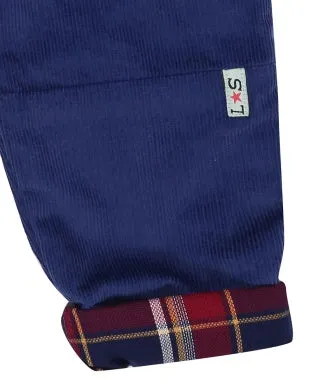 Lilly and Sid Organic Collection Navy Cord Trousers (4-6yrs)