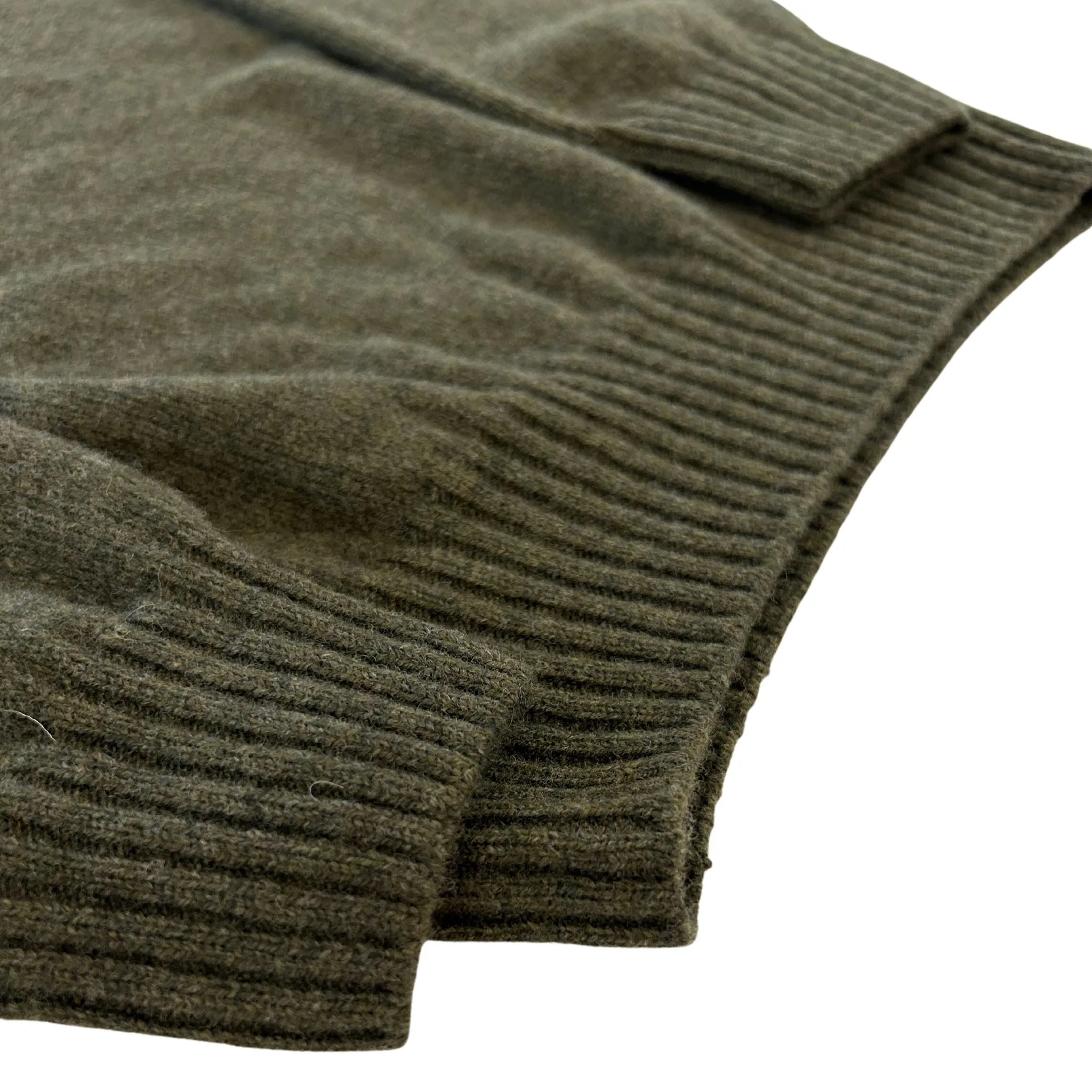 Loden Scottish Lambswool Turtleneck Sweater