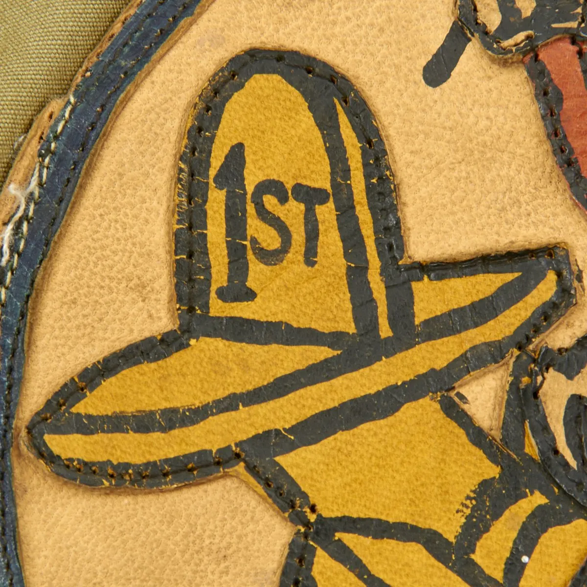 Original U.S. WWII 1st Combat Cargo Squadron Patch M41 Field Jacket