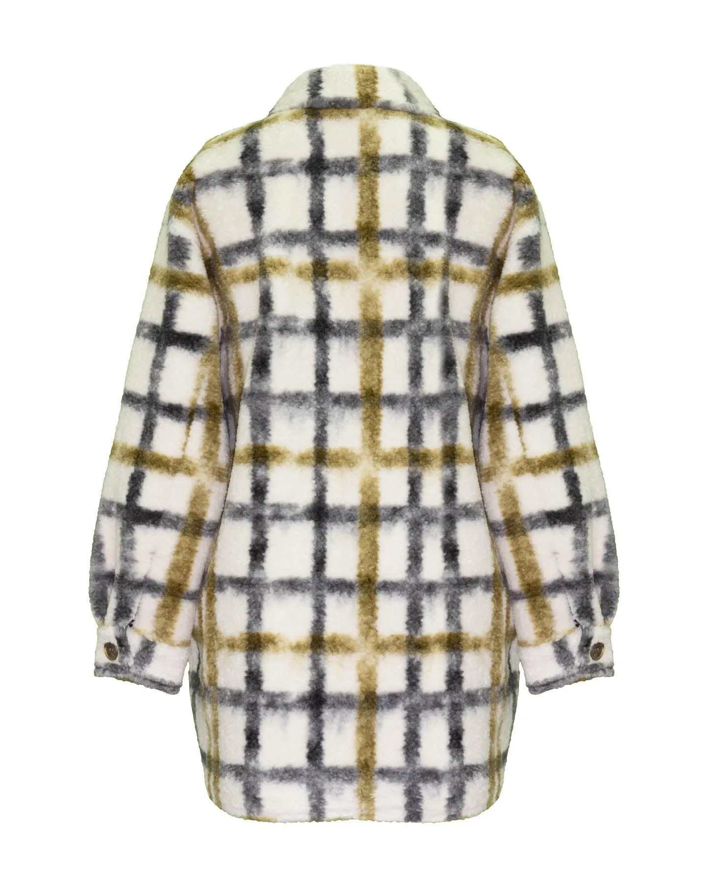 Plaid Sherling Coat