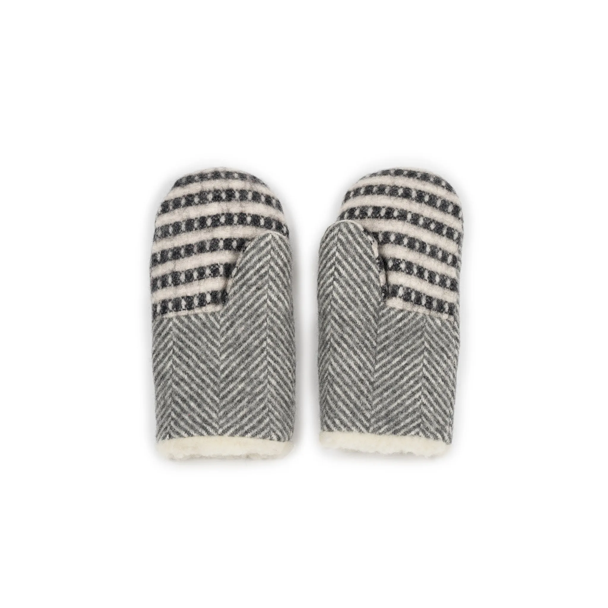 Wool mittens L